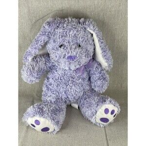 Hug Fun Rabbit Plush 14" Stuffed Swirl Purple Lavender Bunny Floppy Ears Easter